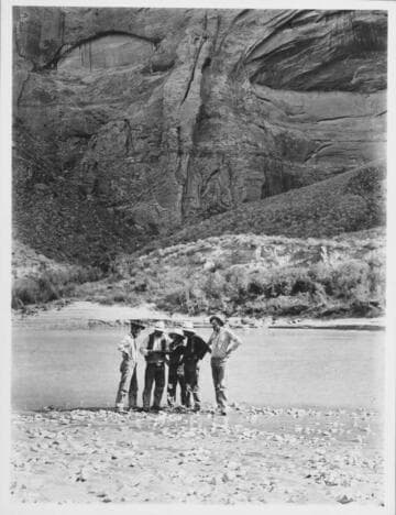 Prospectors in  Glen Canyon near Lee's Ferry