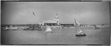 Opening day, Lido Isle, Newport Beach. 1928