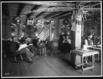 Interior hotel office