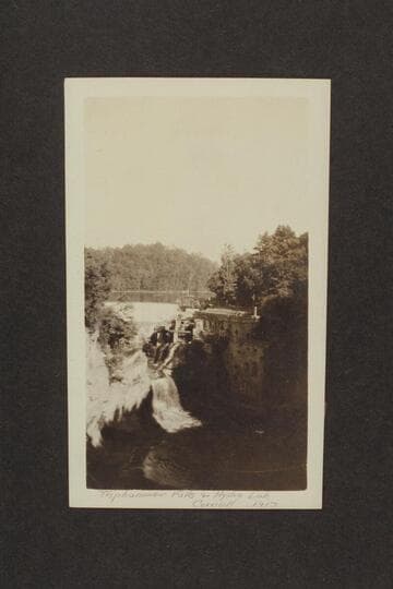 Triphammer Falls and Hydro Lab, Cornell, 1917