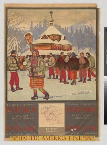 Polska Karpaty : Polskie Koleje Państw = The Carpathians Poland : Polish State Railways = Les Carpathes Pologne : Chemins de Fer de l'Etat = Polen Karpathen : Polnische Staatsbahnen