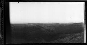 Landscape with hills and fields