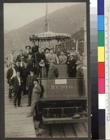 Henry E. Huntington at Mt. Lowe, 1910