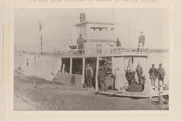 Steamer "St. Vallier" on the Colorado River somewhere above Yuma