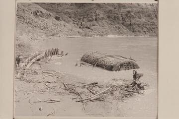 Remnants of the "Charles H. Spencer" at Lees Ferry