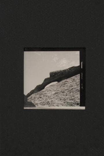 Arch of tremendous proportions near joint at mouth of Nasja Creek