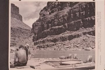 Replacing shields on the "BOOTOO" and the "CACTUS" above 21 Mile Rapid; Visbak and Belknap