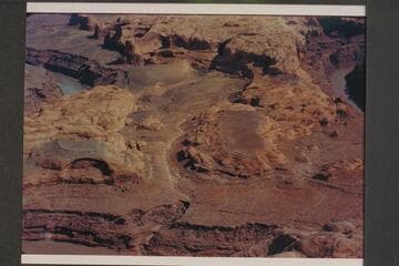 Ancient channel of the Colorado just above the mouth of the San Juan