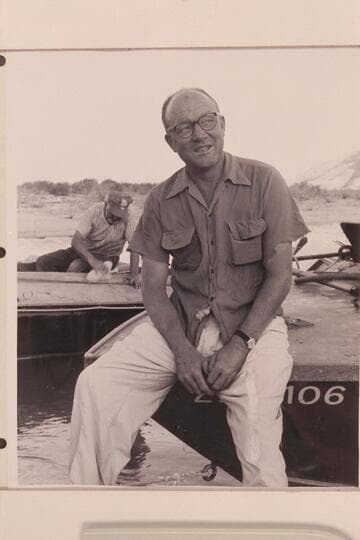 Russ Haverick; Sandy Point.  He was assistant director of the Disney crew which completed a traverse of the Grand Canyon in 1959, June