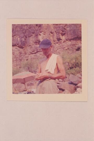 Herb Hirst who was part of the Disney crew as they made the motion picture "Ten Who Dared", in the Grand Canyon