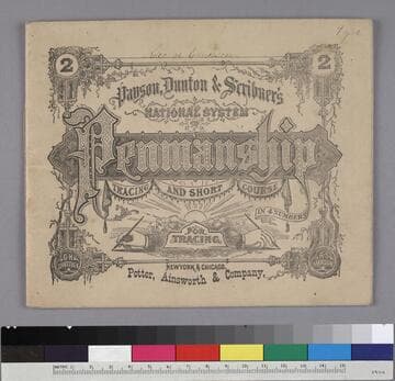 Payson, Dunton & Scribner's National System of Penmanship, Tracing and Short Course, No. 2