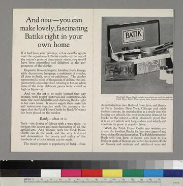 Fabik Home Outfit for Batik Workers