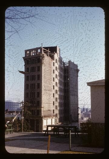 International Bank Building being demolished