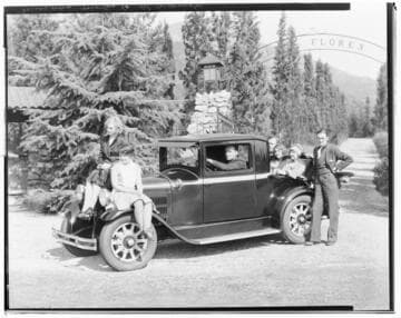 Essex Roadster and group. 1929