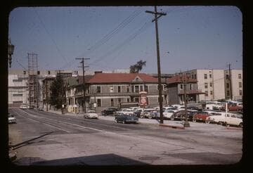 Olive Street, 2nd to 1st Streets, being demolished