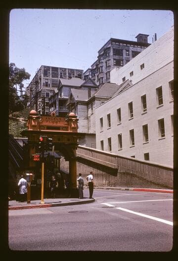 Angels Flight from 3rd and Hill Streets